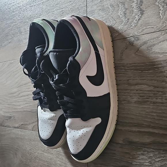 Nike Air Jordan 1 Low SE Retro Tie Dye Green White DM1199-100 Men Size 10 US - Picture 3 of 6